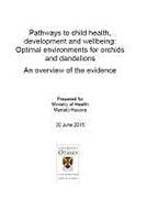 Pathways to child health, development and wellbeing: Optimal ...